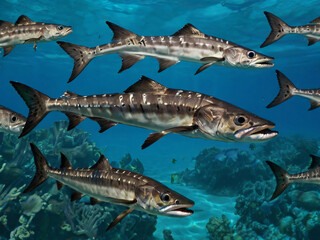 Naklejka premium slimming barracuda