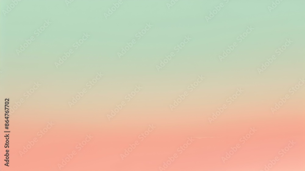 Wall mural Gradient light coral to sea abstract effect