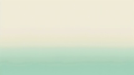 Obraz premium Gradient light mint cream to moccasin abstract banner