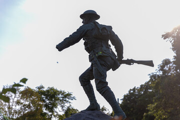 War memorial of solider 