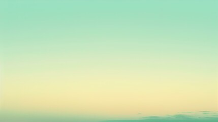 Fototapeta premium Gradient light mint cream to pale abstract effect