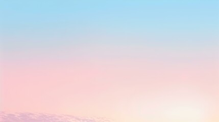Fototapeta premium Gradient light misty rose to powder blue abstract banner
