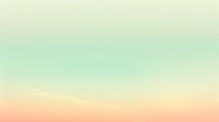Naklejka premium Gradient light pale green to papaya abstract banner