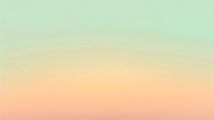 Gradient light pale green to peach abstract banner