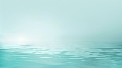 Obraz premium Gradient light aqua to aquamarine abstract banner
