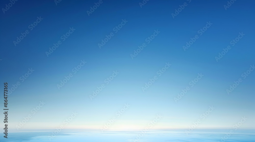 Canvas Prints gradient light cadet blue to deep sky abstract background