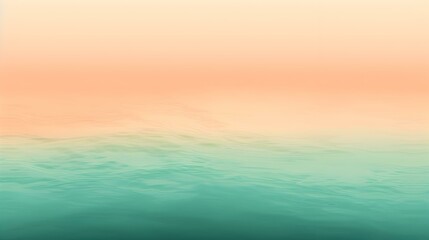 Fototapeta premium Gradient light orange to sea abstract background