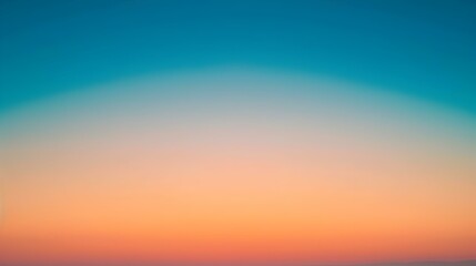Naklejka premium Gradient light orange to deep sky abstract effect