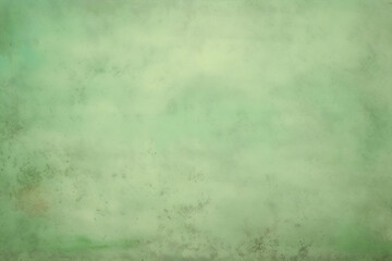 Light green grunge background with rough, uneven surface texture and empty space for design 