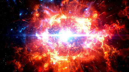Obraz premium explosion boom nuclear