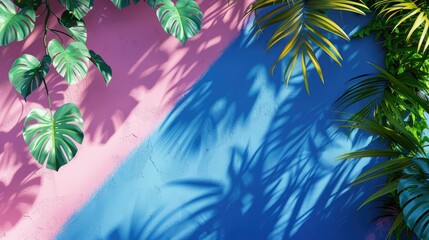 Naklejka premium palm tree in the sun.