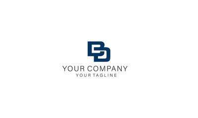 business logo design letter BD