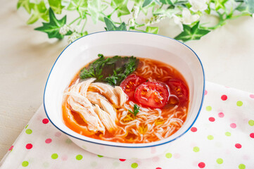 ガスパチョ風そうめん