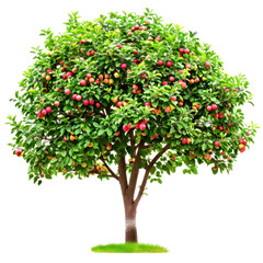 tree of apple  isolated on white background