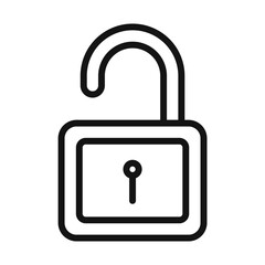 Secure Unlock Icon for Access Control and Security Solutions