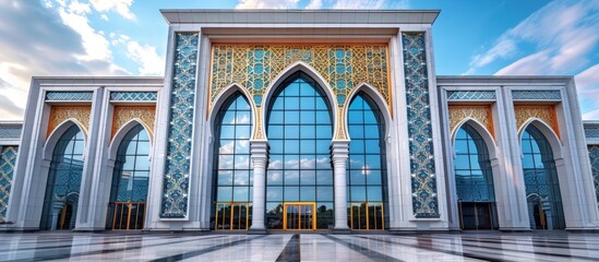 Obraz premium Ornate Facade of a Modern Building