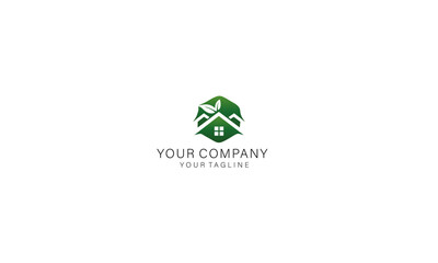 home green logo emblem icon business