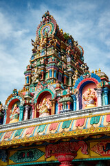 クアラルンプール近郊にあるバトゥ洞窟の美しい風景