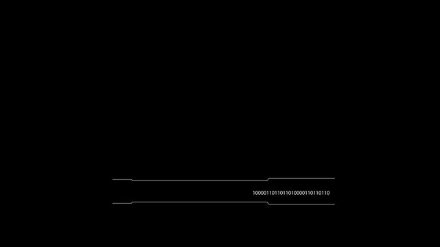 Modern lower third with a technology background. There is space for logo placement news animation title bar banner template