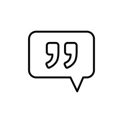 Comment Quote Icon for Customer Feedback and Testimonial Sections