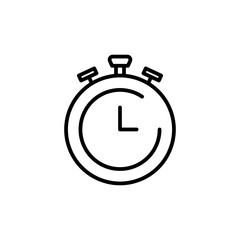 Stopwatch Icon for Fitness Tracking and Athletic Training