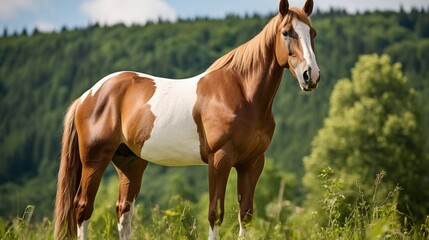 Obraz premium horse in the field