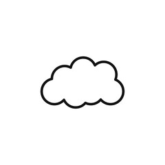 Clouds Icon for Climate Monitoring and Weather Prediction Services