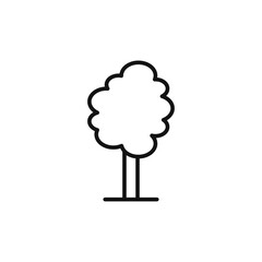 Tree Icon for Eco-Friendly Campaigns and Gardening Tips