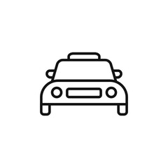 Taxi Icon for Cab Booking Services and City Guide Apps
