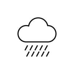Rain Icon for Outdoor Event Planning and Weather Advisories