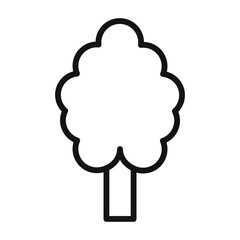 Tree Icon for Nature Conservation Campaigns and Landscaping Services