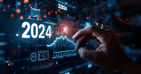 Business Growth Strategy 2024 Digital Marketing Planning Financial Goals Economic Development