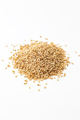 白背景に煎り胡麻