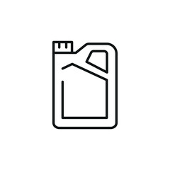 Oil canister icon. Simple oil canister icon for social media, app, and web design. Vector illustration.