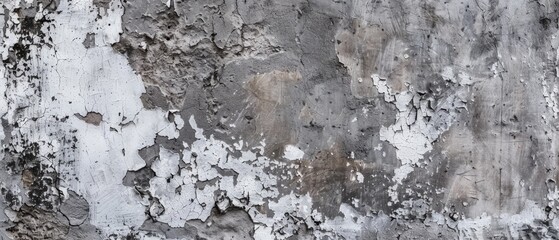Panoramic close-up, high detail scan of textured and colored concrete material, Generative AI