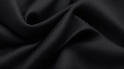 Fototapeta premium Elegant Black Fabric Texture