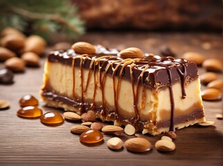 Decadent Caramel Chocolate Cheesecake