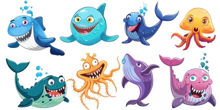 「Cartoon Sharks」の写真素材 | 135,397件の無料イラスト画像 | Adobe Stock