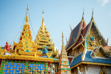 Fototapeta premium バンコクにあるワット・クンチャンのとても美しい風景