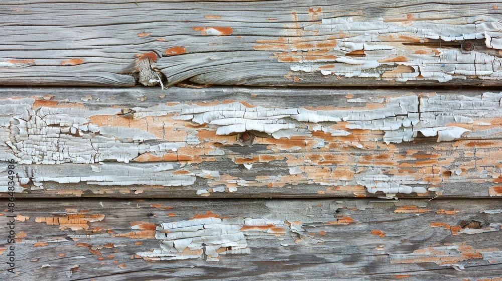 Poster Background with flaked paint showcasing natural wood texture