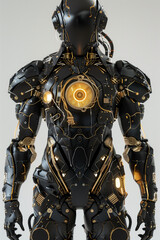 High-Tech Robotic Figure