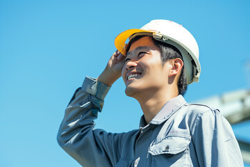 Smiling Construction Worker