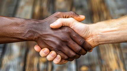 Two hands shaking in a handshake