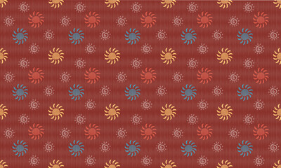 seamless pattern with snowflakes