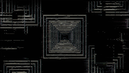  Abstract glitch background. Pixelated texture. Digital errors on the screen.