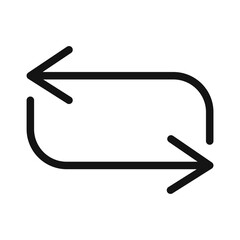 Rotating Arrows Icon for Data Synchronization and Software Updates