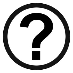Customer Support Question Icon for FAQs and Help Desk Services
