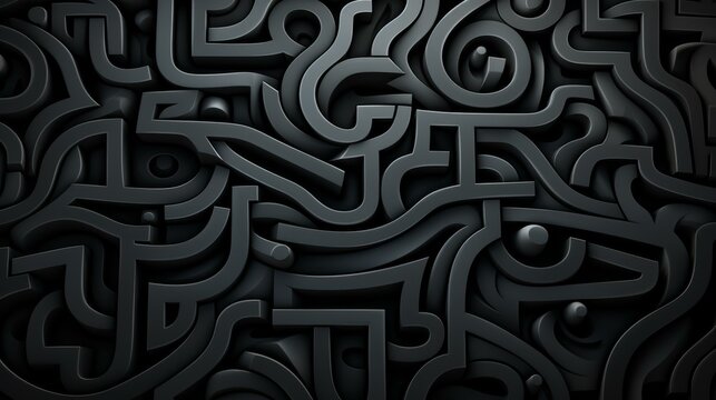 Explore a modern, sophisticated maze with fluid lines, innovative flat design, intricate paths, and highquality visuals.