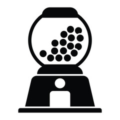Candy gum icon vector design template