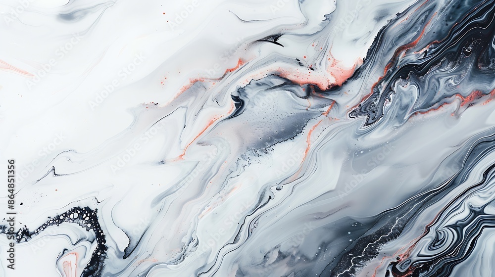 Poster original artwork photo of marble ink abstract art high resolution photograph from exemplary original